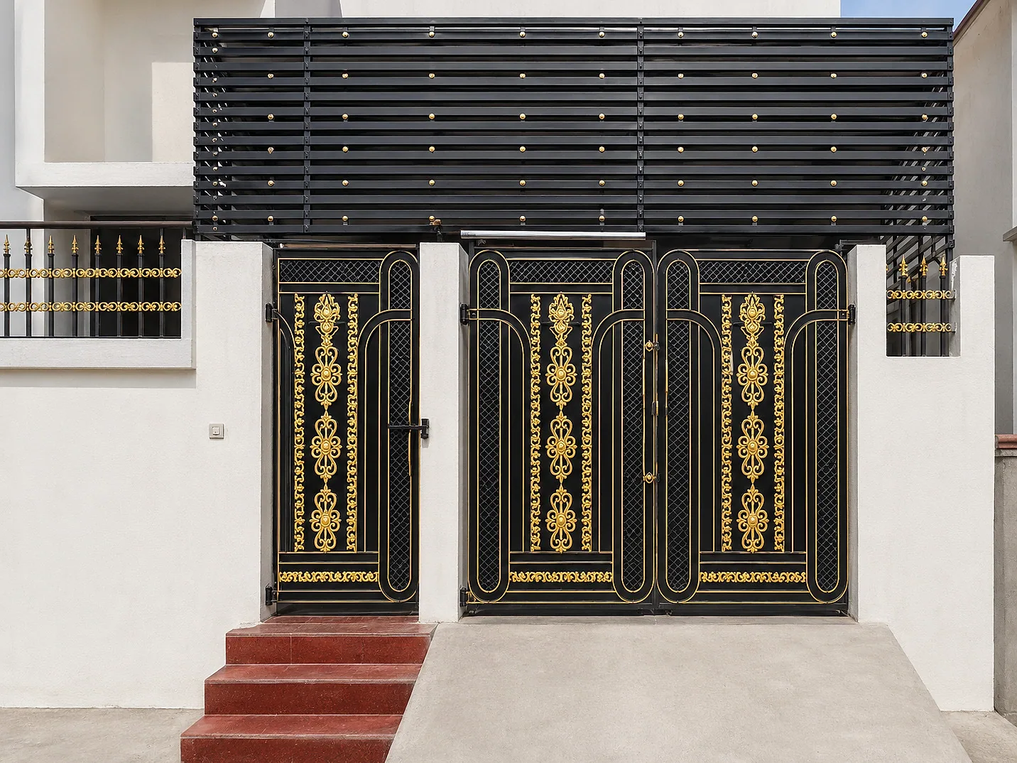 Ornamental Gates fabricated by Sree Balaganesh Iron Works, Madurai